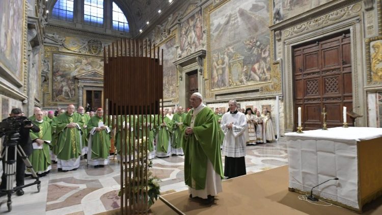 Papa Francisco en la misa de cierre del encuentro sobre la protección de menores en la Iglesia