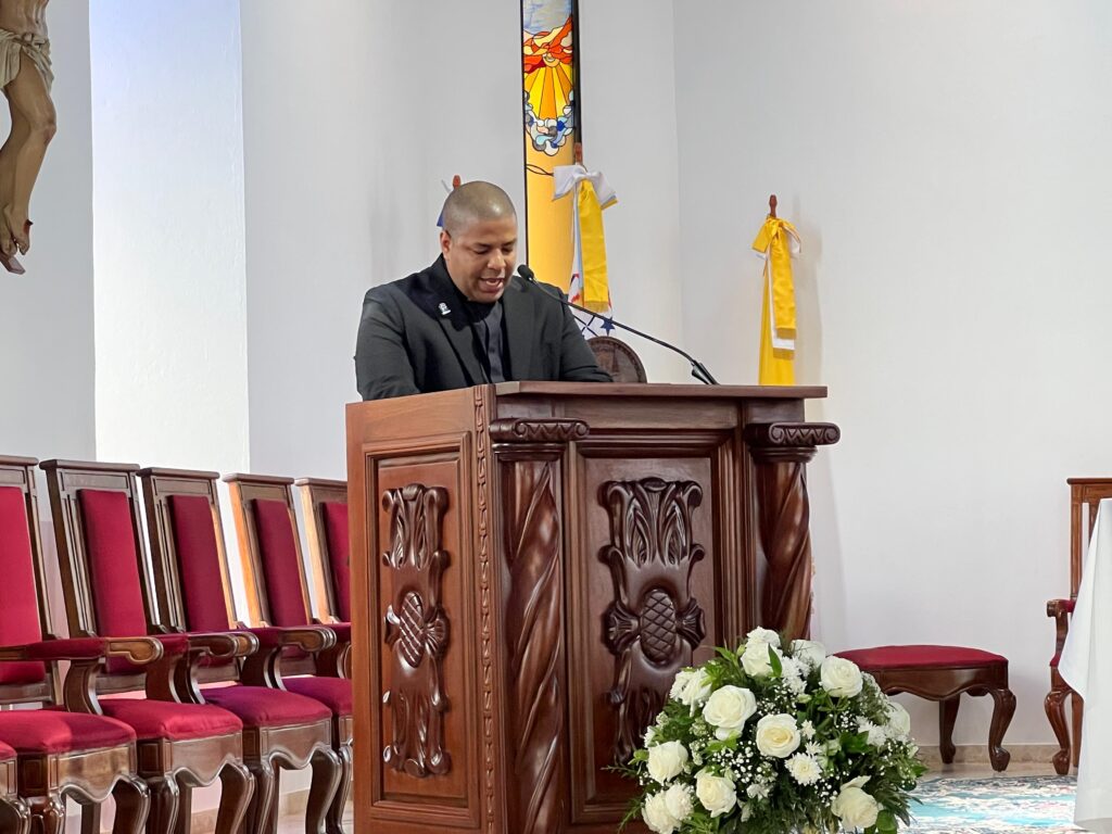 P. Eric Wilson Cosme, rector del Seminario Pontificio Santo Tomás de Aquino.